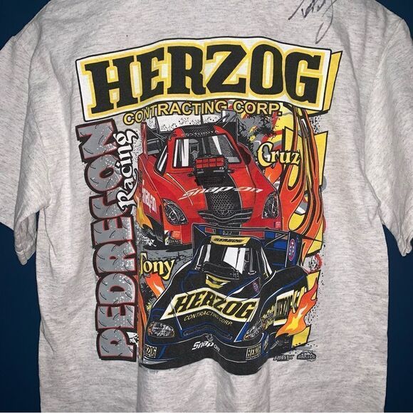 Tony Pedregon Racing Signed Tshirt Medium - Picture 6 of 7
